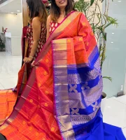 Vintage Kanjipuram Orange Pink MSA-D118