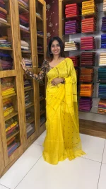 Gini Matka Muslin Yellow :SLLK-N380