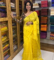 Gini Matka Muslin Yellow :SLLK-N380