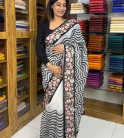 Kora Organza Black :KBB-D105