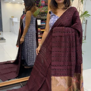 Pure Matka Muslin Wine : SDK-D68