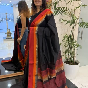 Maheshwari Silk Black :AJM-D242