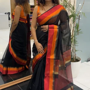 Maheswari Silk Black :BM242J