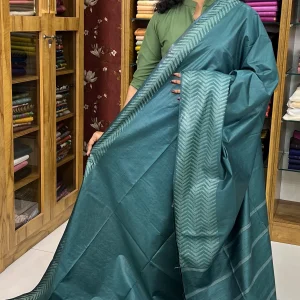 Semi Tussar Saree Green: SWK53J