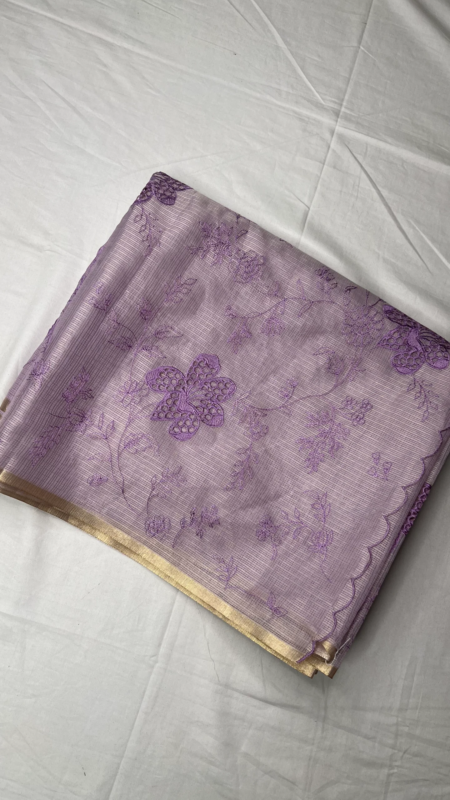 lavender kotta Fancy Kota Saree lavender- ALK17J