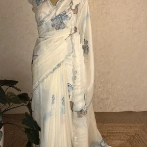 Designer Organza Saree: ISK30F