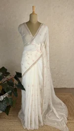 Crushed Organza White: ISK33J