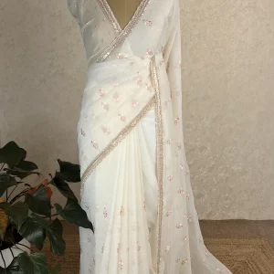 Crushed Organza White: ISK33J