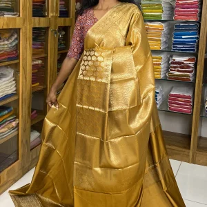 Semi Silk Greenish Mustard