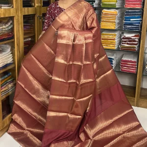 Semi Silk Maroonish Red :SBB0185