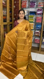 Semi Silk Mehndi Green