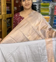 Semi Silk Silver Grey blouse