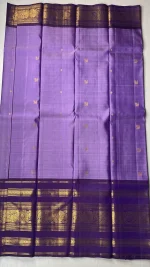Kanchipuram Pure Silk Lavender Purple:KVK225F