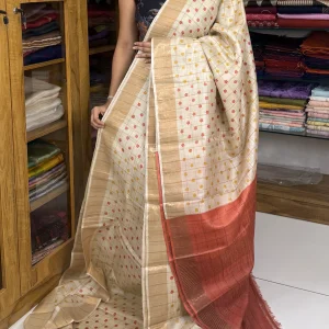 Tussar Silk Chikku:PRI400A