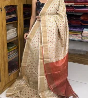 Tussar Silk Chikku:PRI400A
