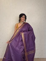 Semi Tussar Purple SB47JY