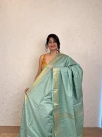 Semi Tussar Sage Green SB47JY